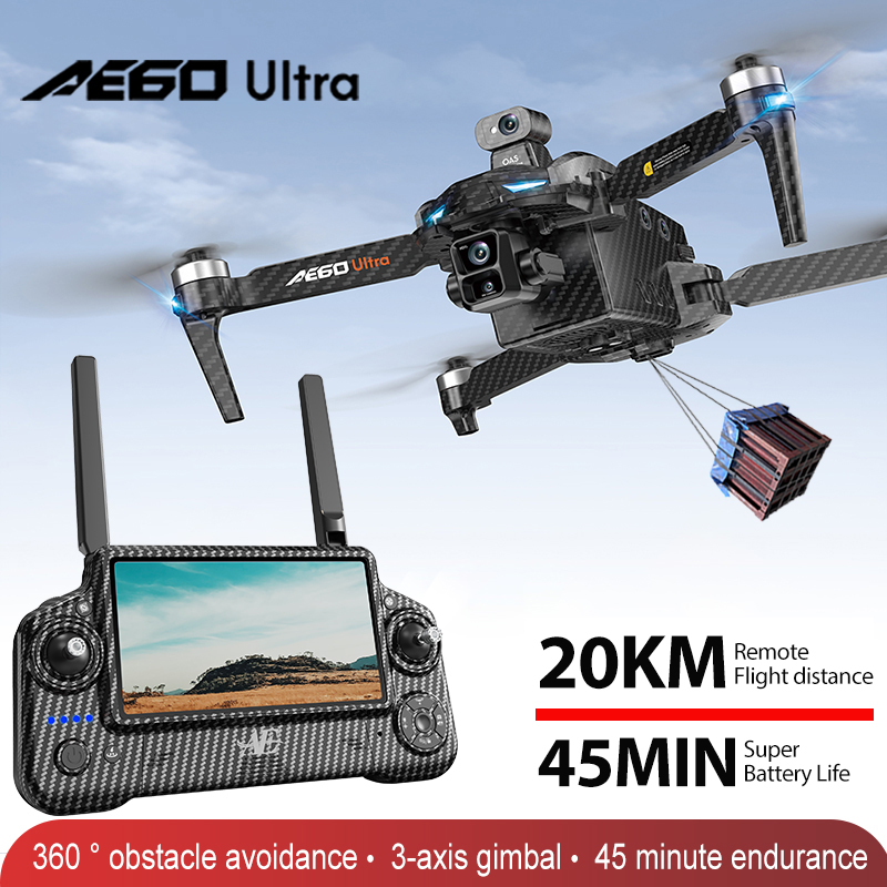 Drone Camera Lens - โดรน AE60 GPS ระดับมืออาชีพ กล้อง 8K