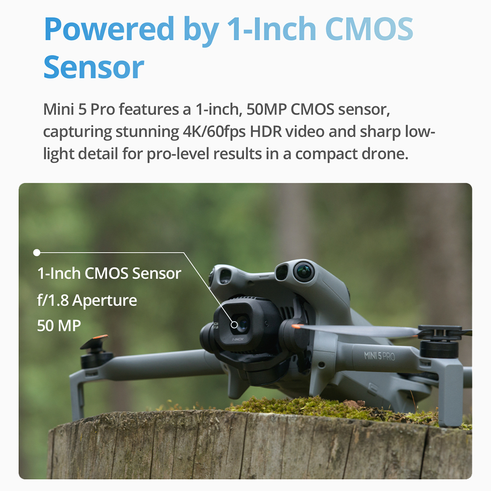 โดรน DJI Mini 5 Pro รุ่น Fly M - Drone Camera Vlog บทวิจารณ์และราคา