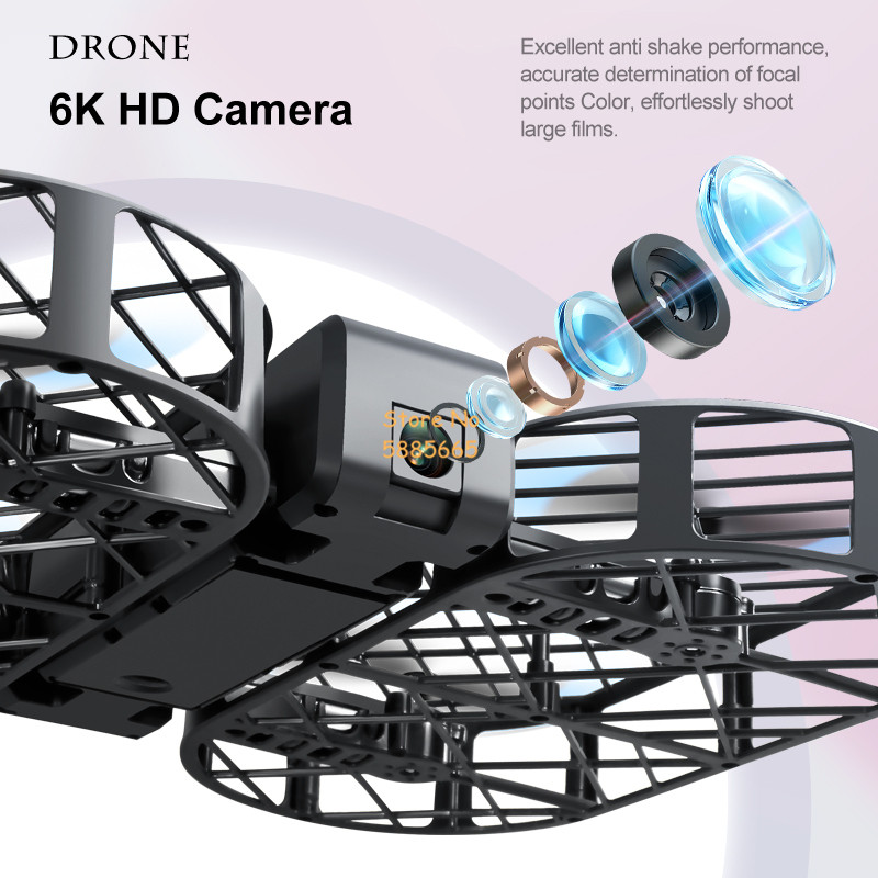 กล้อง 8K HD 360 °   การป้องกัน - Drone Camera Lens บทวิจารณ์และราคา