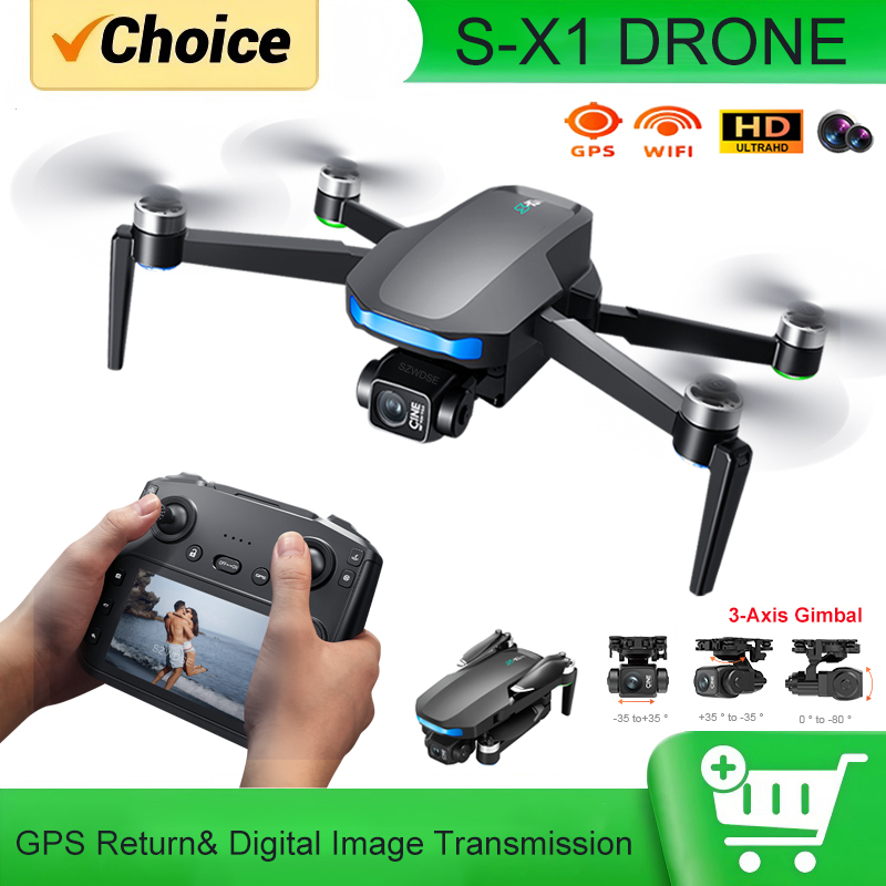 โดรน GPS รุ่น S-X1 MAX พร้อมระ - Drone Camera Professional บทวิจารณ์และราคา