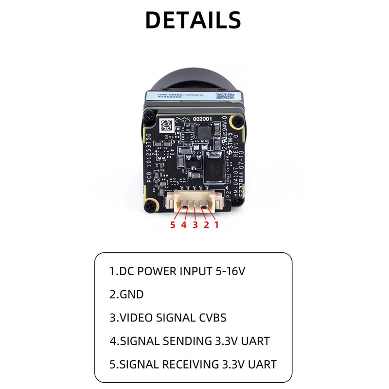 โมดูลกล้องถ่ายภาพความร้อน ABZW - Drone Camera Night Vision บทวิจารณ์และราคา