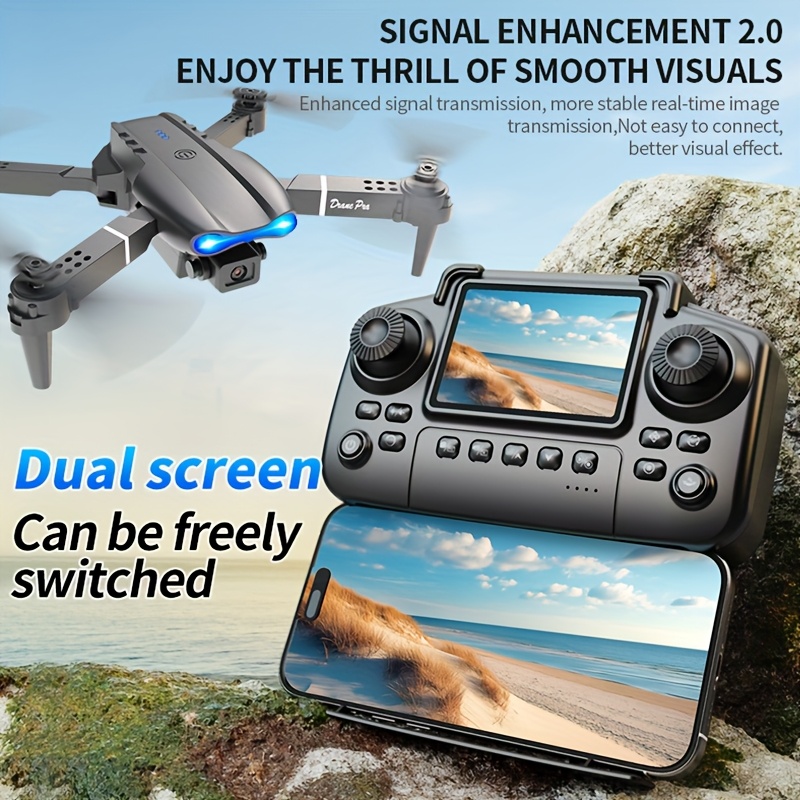 โดรนพับได้รุ่นใหม่ E99 PRO MAX - Drone Camera Lens บทวิจารณ์และราคา