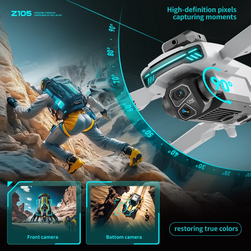 โดรน Z105 RC ควอดคอปเตอร์ พร้อ - Drone Camera Vlog บทวิจารณ์และราคา